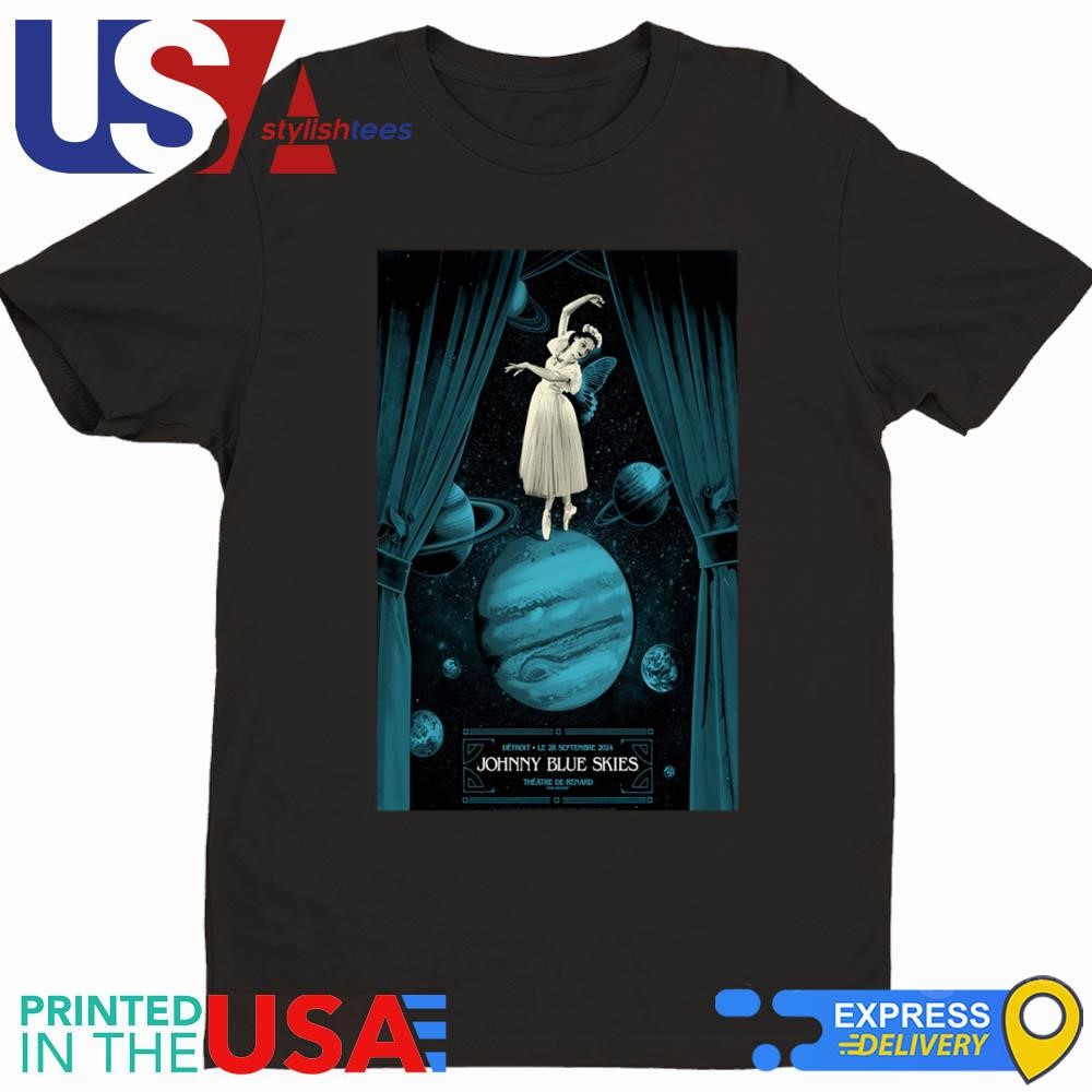 Johnny Blue Skies September 28, 2024 Fox Theatre Detroit In Detroit Shirt