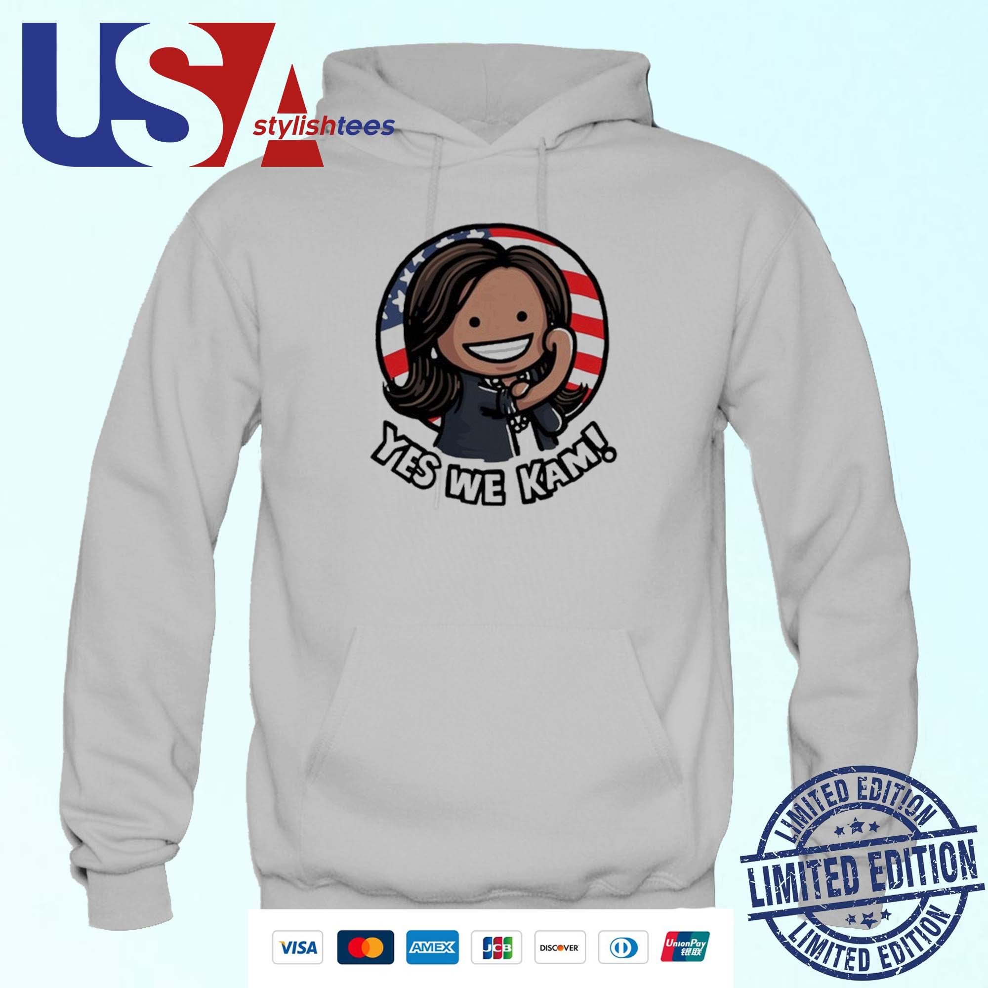 Kamala Harris Yes We Kam White Hoodie