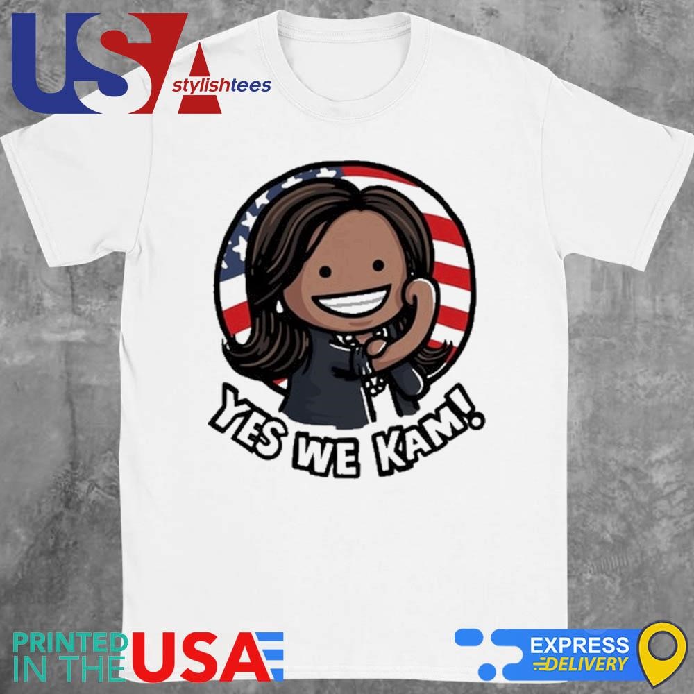 Kamala Harris Yes We Kam White Shirt