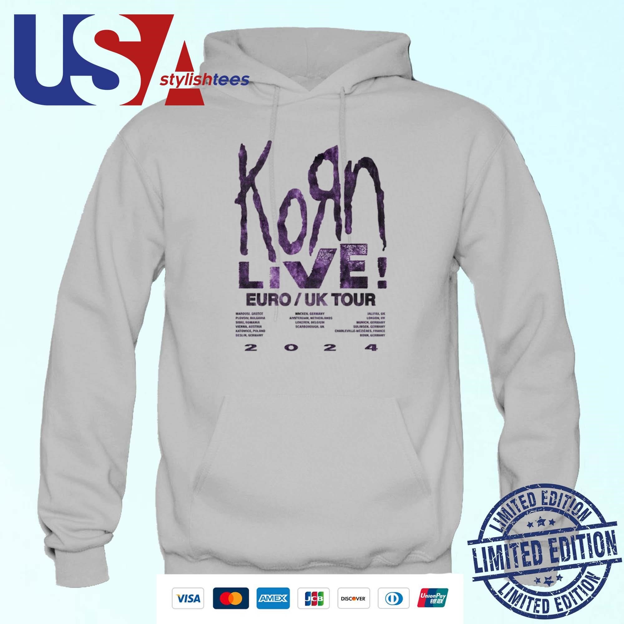 Korn Admat Live EU UK Tour 2024 Event Hoodie