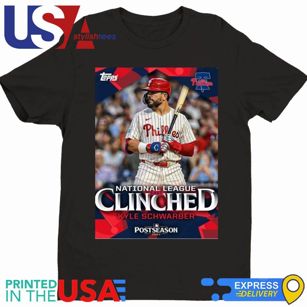 Kyle Schwarber Philadelphia Phillies National League East Clinched Postseason 2024 Shirt