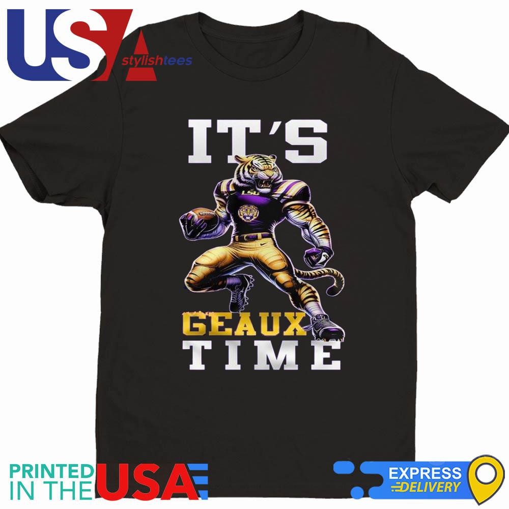 LSU Tigers It Is Geaux Time Mascot Shirt