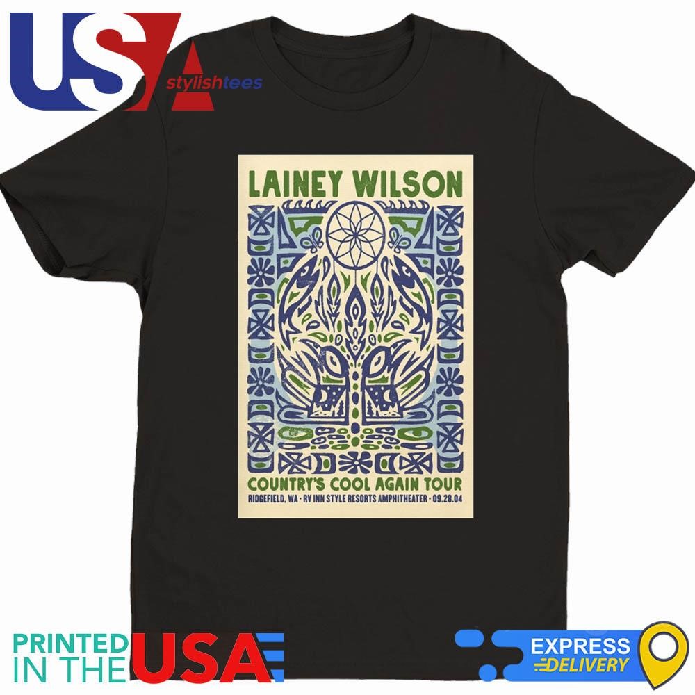 Lainey Wilson September 28 2024 Live In RV Inn Style Resorts Amphitheater, Ridgefield, WA Tour Shirt