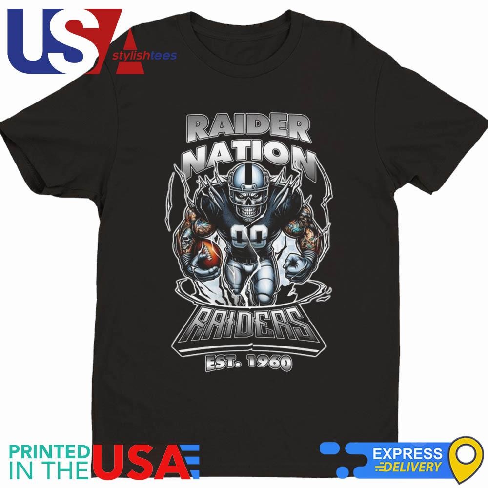 Las Vegas Raiders Nation Est 1960 Mascot Shirt