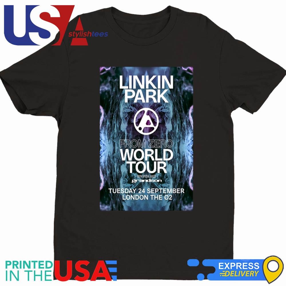 Linkin Park From Zero September 24 2024 The O2, London, UK Concert Shirt