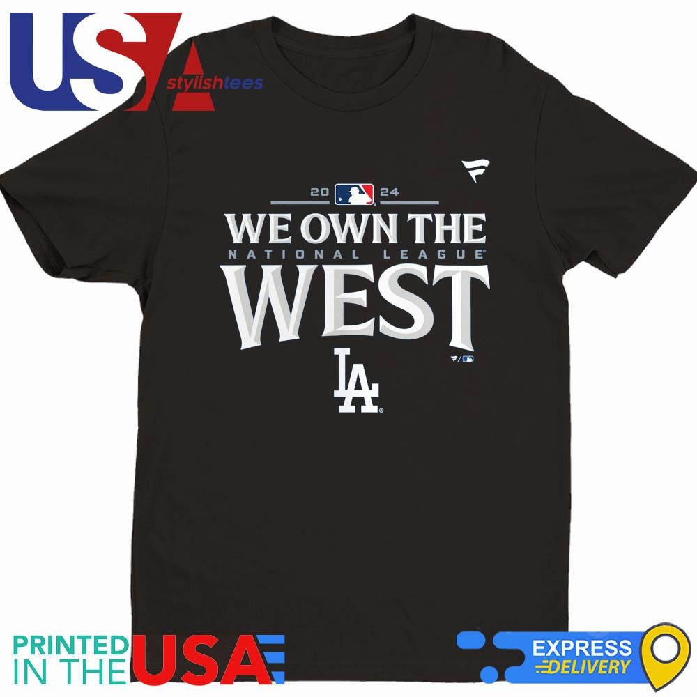 Los Angeles Dodgers 2024 NL West Division Champions Locker Room Shirt