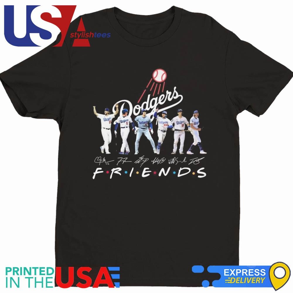 Los Angeles Dodgers Friend Of Baseball Legends Signatures 2024 Shirt