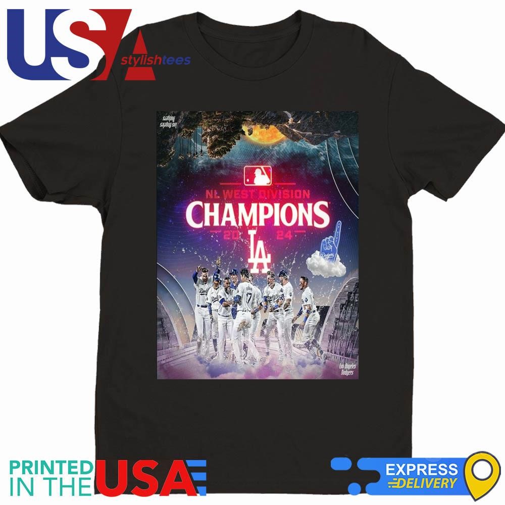 Los Angeles Dodgers NL West Division MLB Champions 2024 Poster Shirt