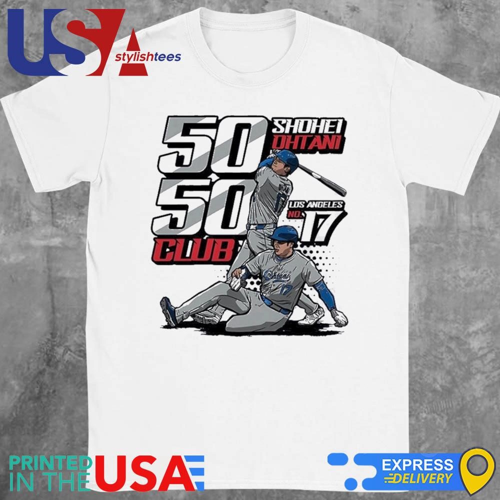 Los Angeles Dodgers Shohei Ohtani 50 50 Club Shirt