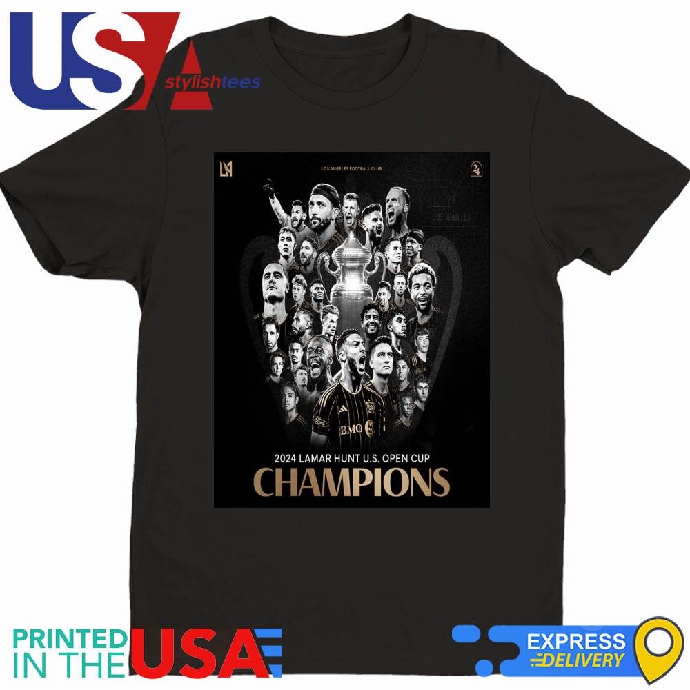 Los Angeles Football Club 2024 Lamar Hunt US Open Cup Champions Shirt