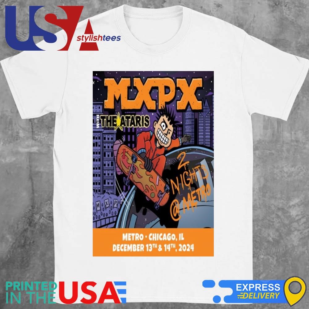 MXPX December 13-14 2024 Chicago IL Shirt