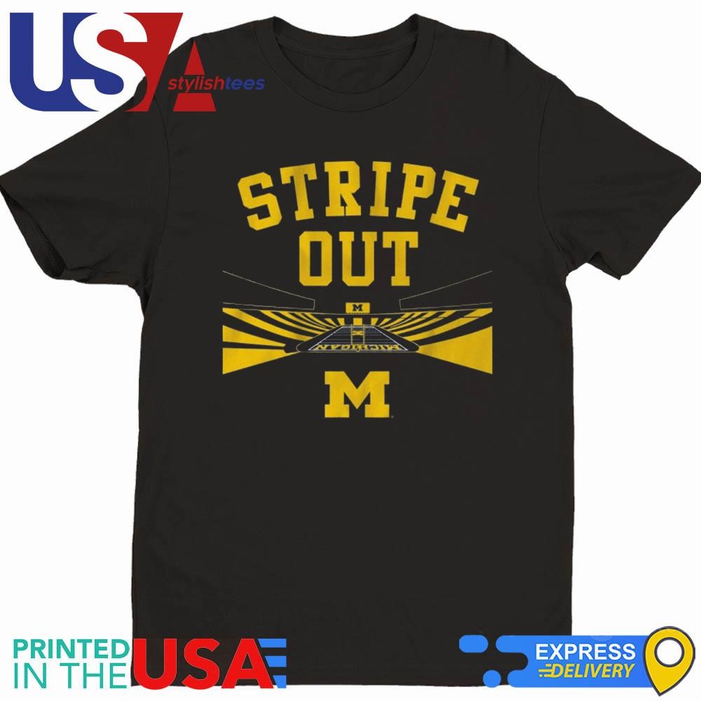 Michigan Football Big House Stripe Out Shirt