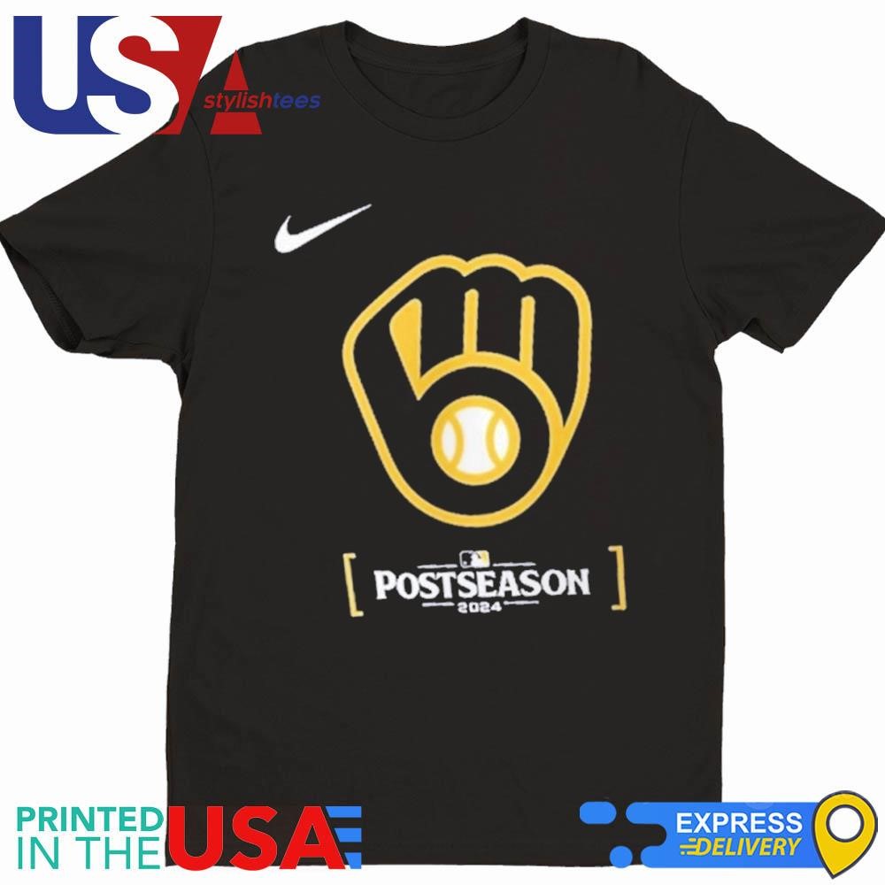 Milwaukee Brewers Nike 2024 MLB Postseason Authentic Collection Legend Shirt