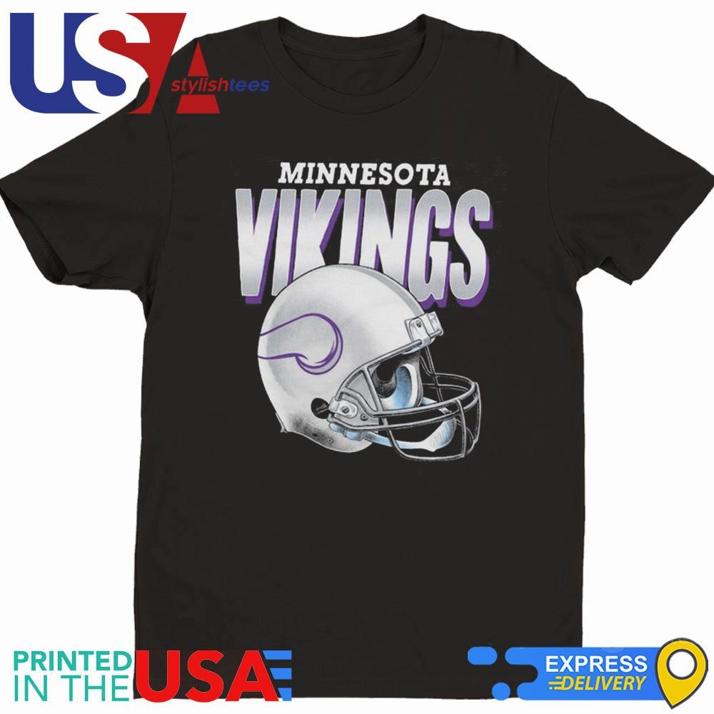 Minnesota Vikings Gradient Helmet Shirt