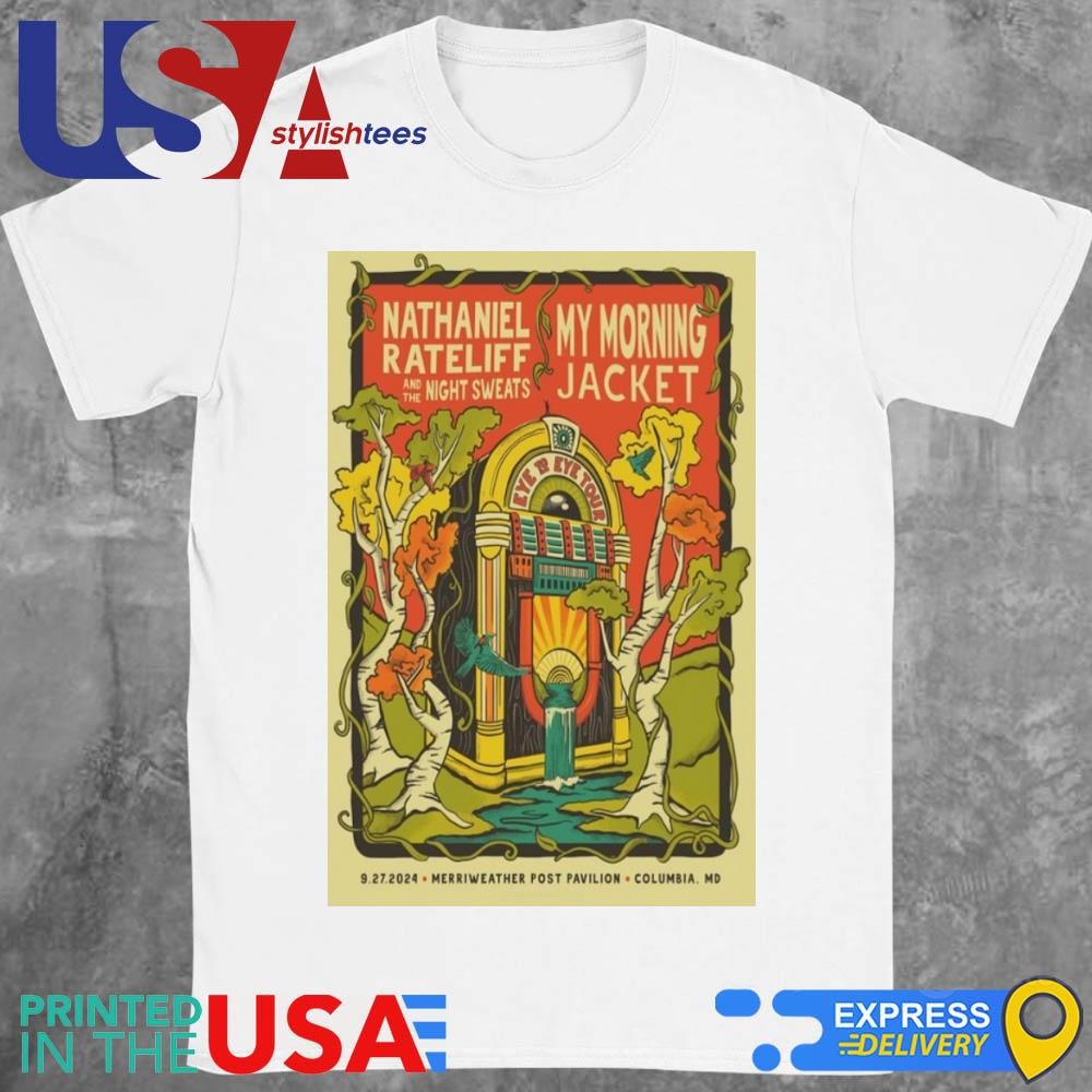 My Morning Jacket Merriweather Post Pavilion In Columbia MD September 27 2024 Tour Shirt