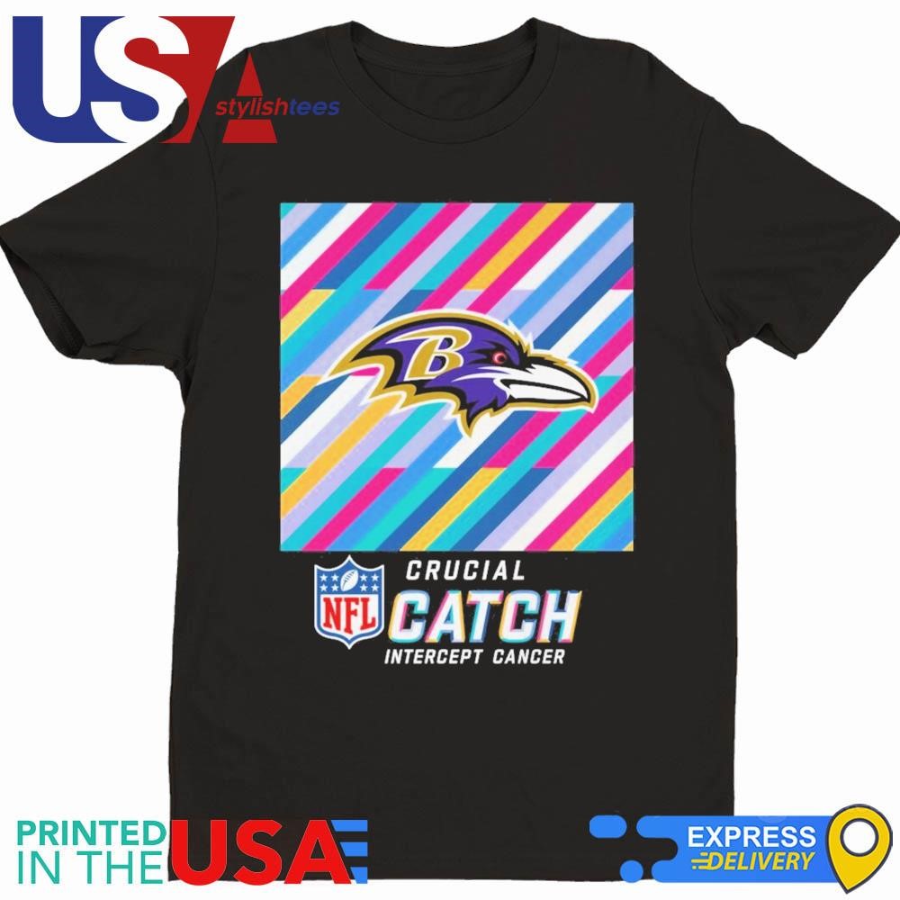 NFL Crucial Catch Intercept Cancer Baltimore Ravens 2024 Shirt