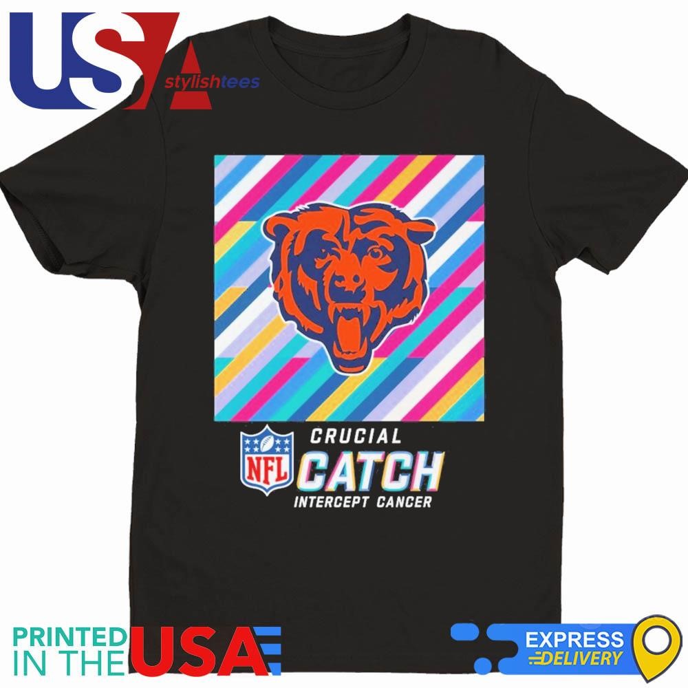 NFL Crucial Catch Intercept Cancer Chicago Bears 2024 Shirt