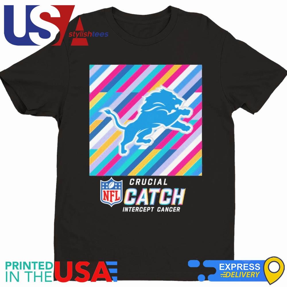 NFL Crucial Catch Intercept Cancer Detroit Lions 2024 Shirt