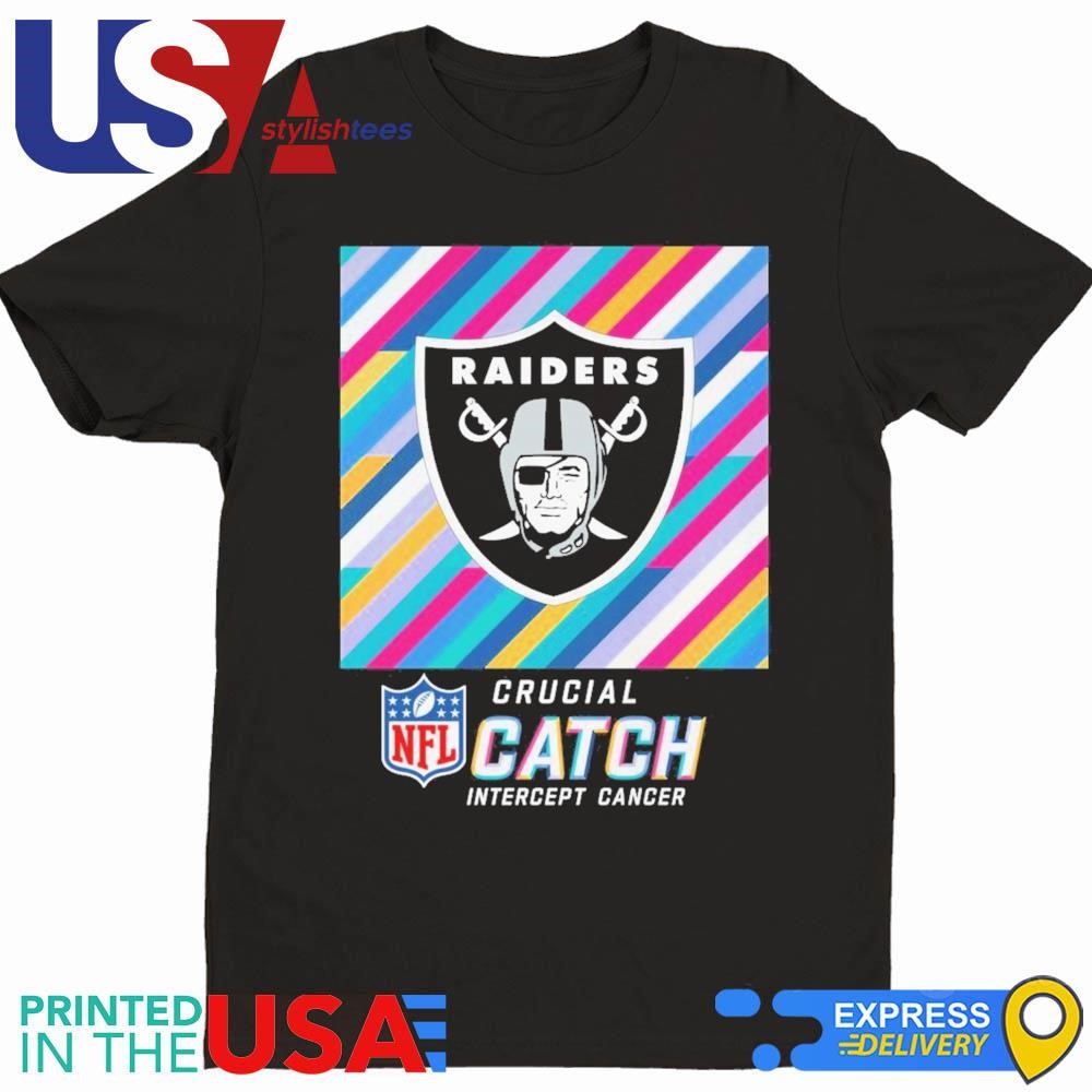 NFL Crucial Catch Intercept Cancer Las Vegas Raiders 2024 Shirt