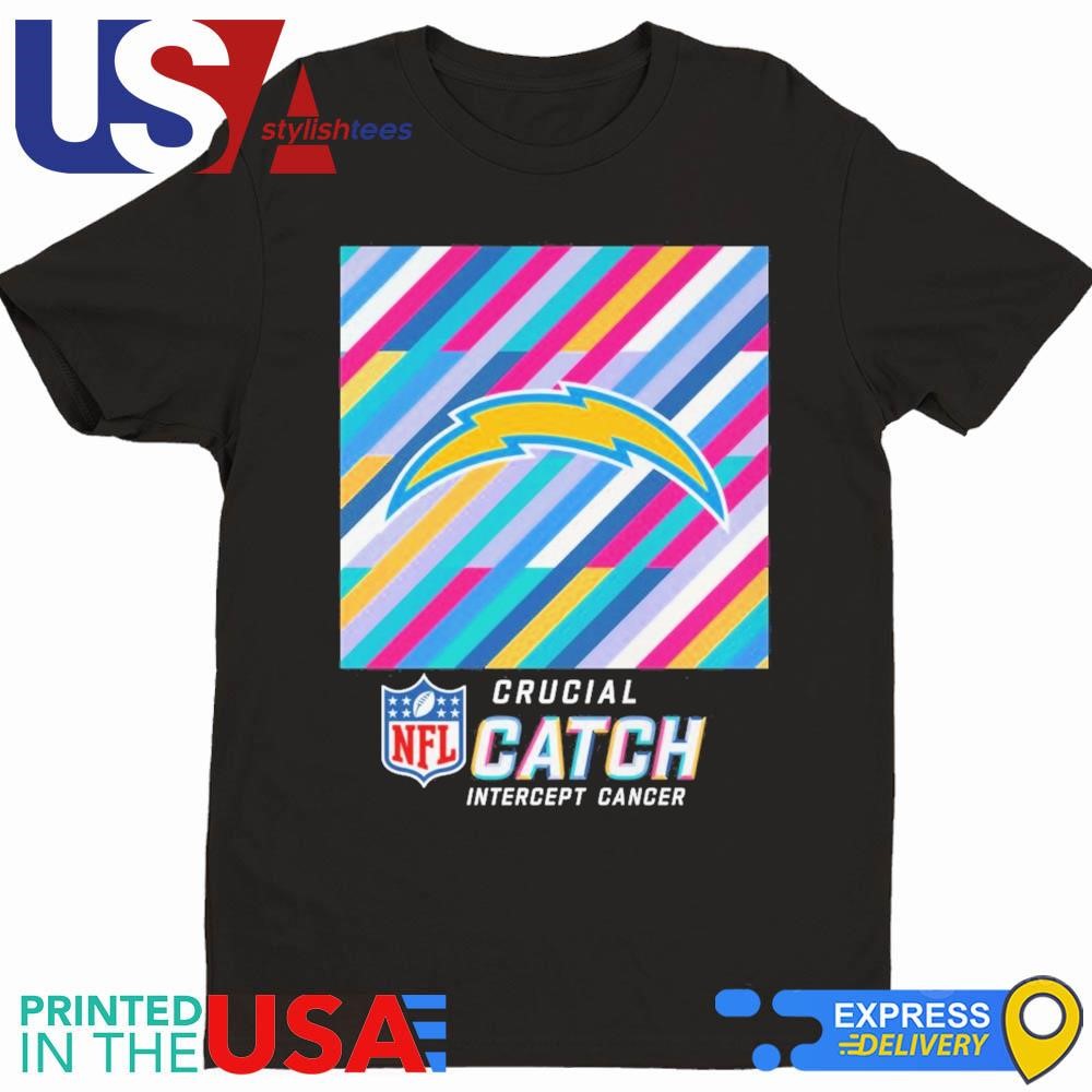 NFL Crucial Catch Intercept Cancer Los Angeles Chargers 2024 Shirt