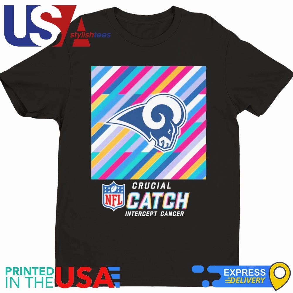 NFL Crucial Catch Intercept Cancer Los Angeles Rams 2024 Shirt