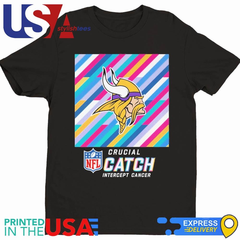 NFL Crucial Catch Intercept Cancer Minnesota Vikings 2024 Shirt