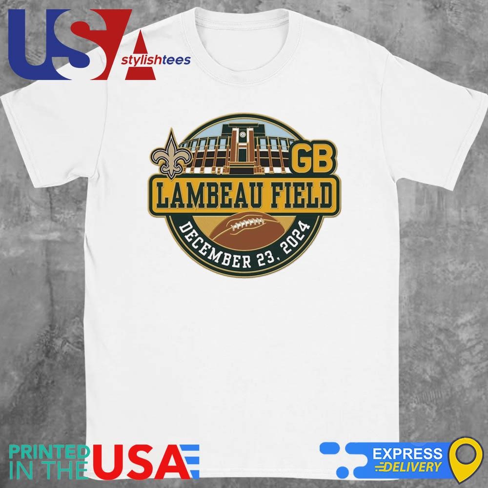 New Orleans Saints vs Green Bay Packers Lambeau Field December 23,2024 Matchup Shirt