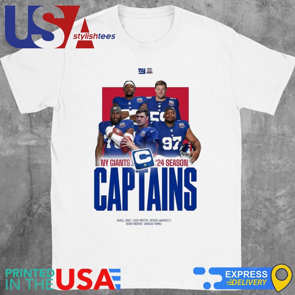 New York Giants 2024 Season Team Captains Shirt