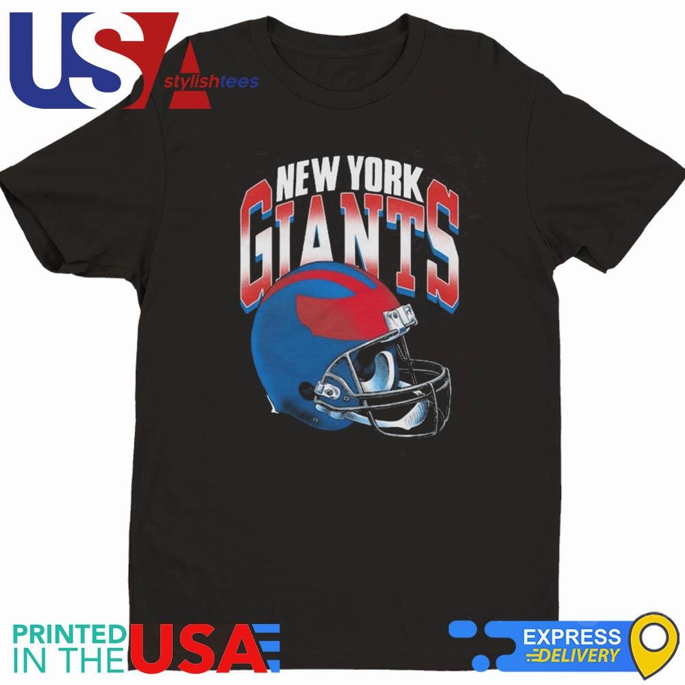 New York Giants Gradient Helmet Shirt