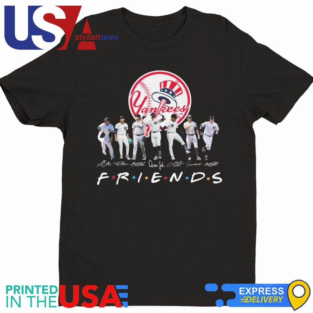 New York Yankees Friend Of Baseball Legends Signatures 2024 Shirt