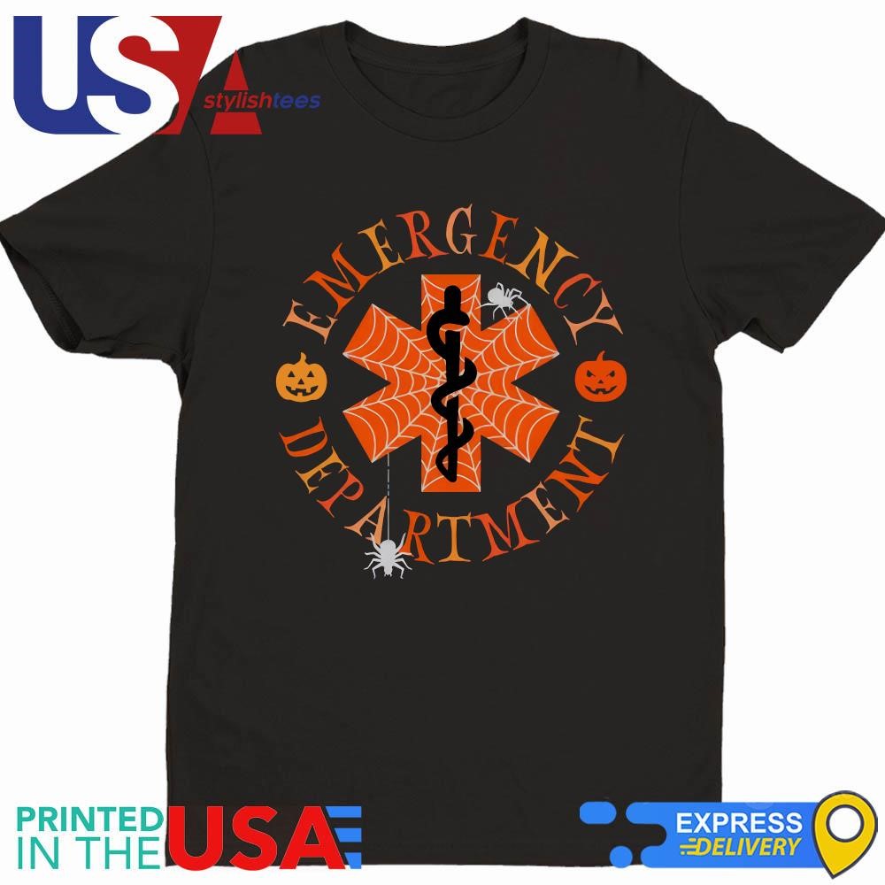 Original emergency Department Pumpkin Halloween Outfit Nurse 2024 Shirt