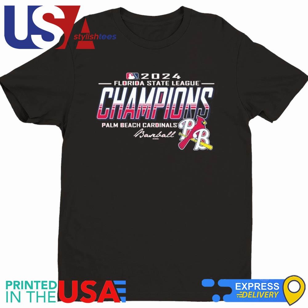 Palm Beach Cardinals 2024 Florida State League Champion Shirt