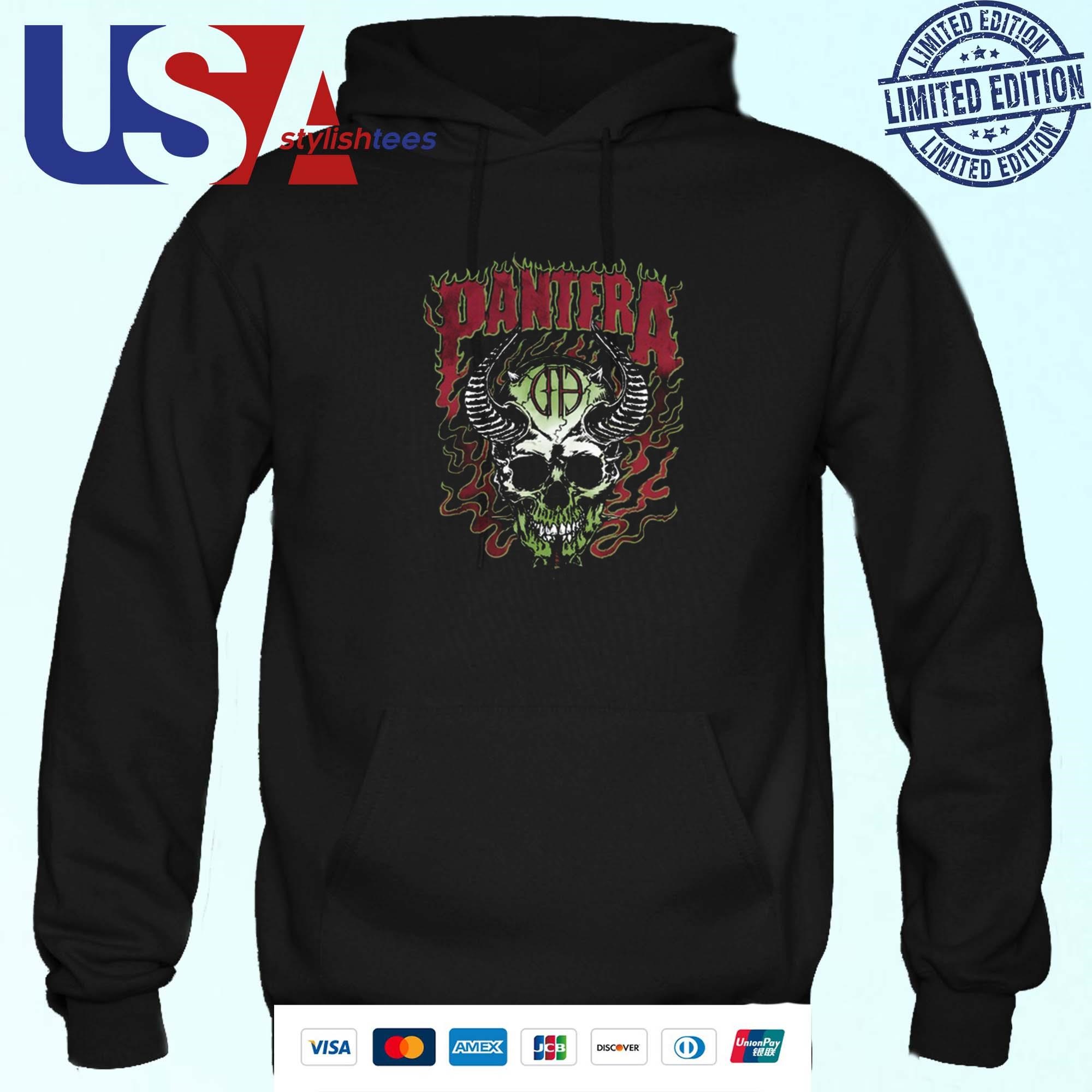 Pantera Smoking Skull 2024 Hoodie