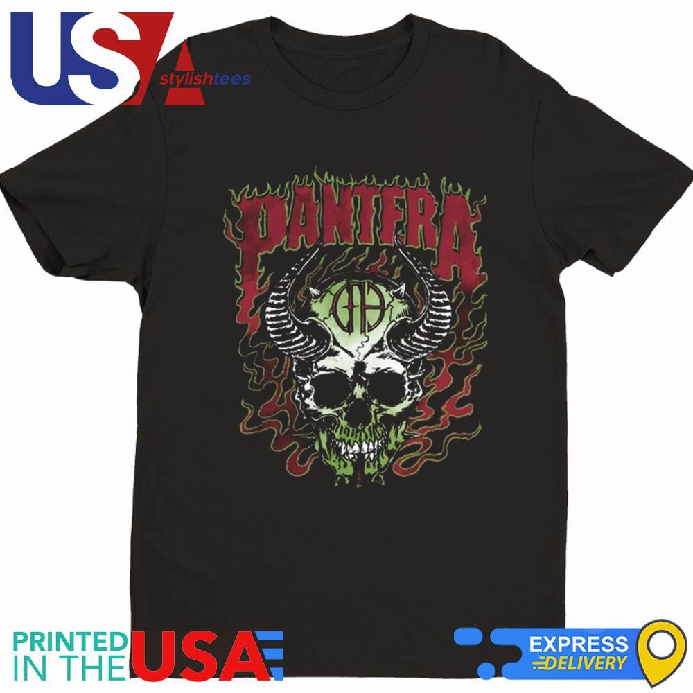 Pantera Smoking Skull 2024 Shirt