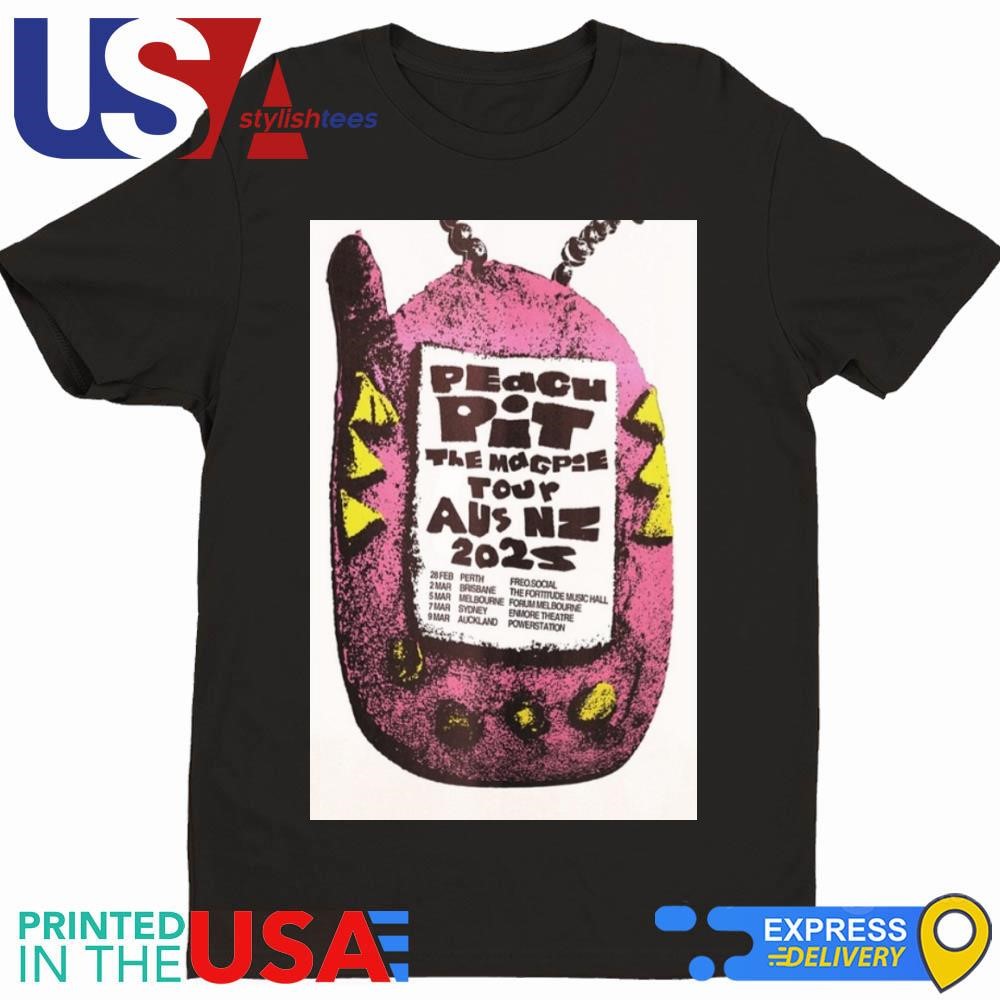 Peach Pit The Magpie Australia & New Zealand Tour 2025 Shirt