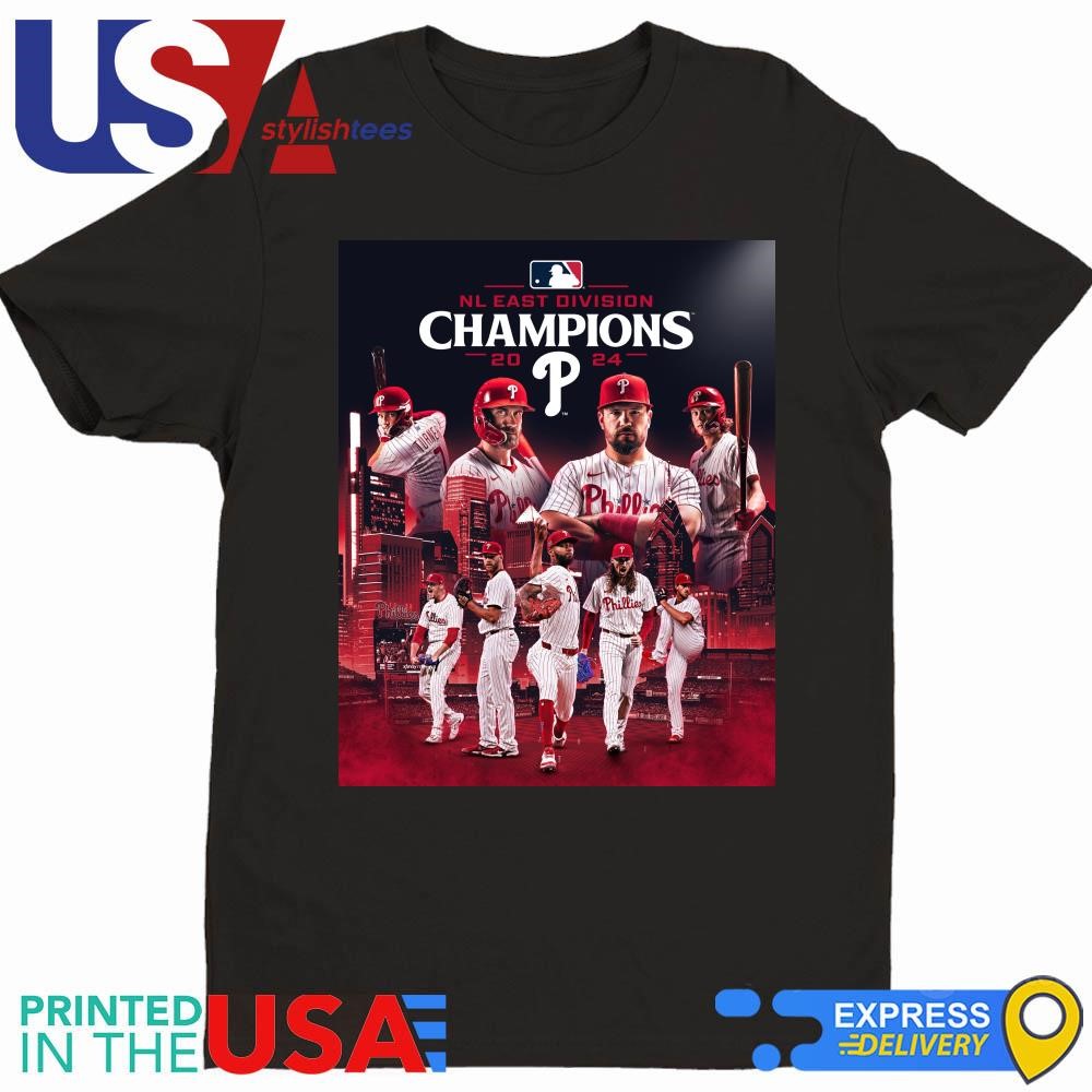 Philadelphia Phillies NL East Division CHampions 2024 Shirt