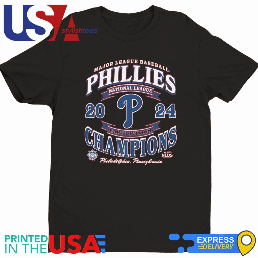 Philadelphia Phillies Red NL 2024 Division Champions MLB Shirt