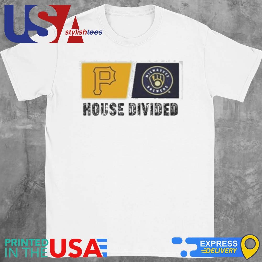 Pittsburgh Pirates Vs Milwaukee Brewers House Divided 2024 Shirt