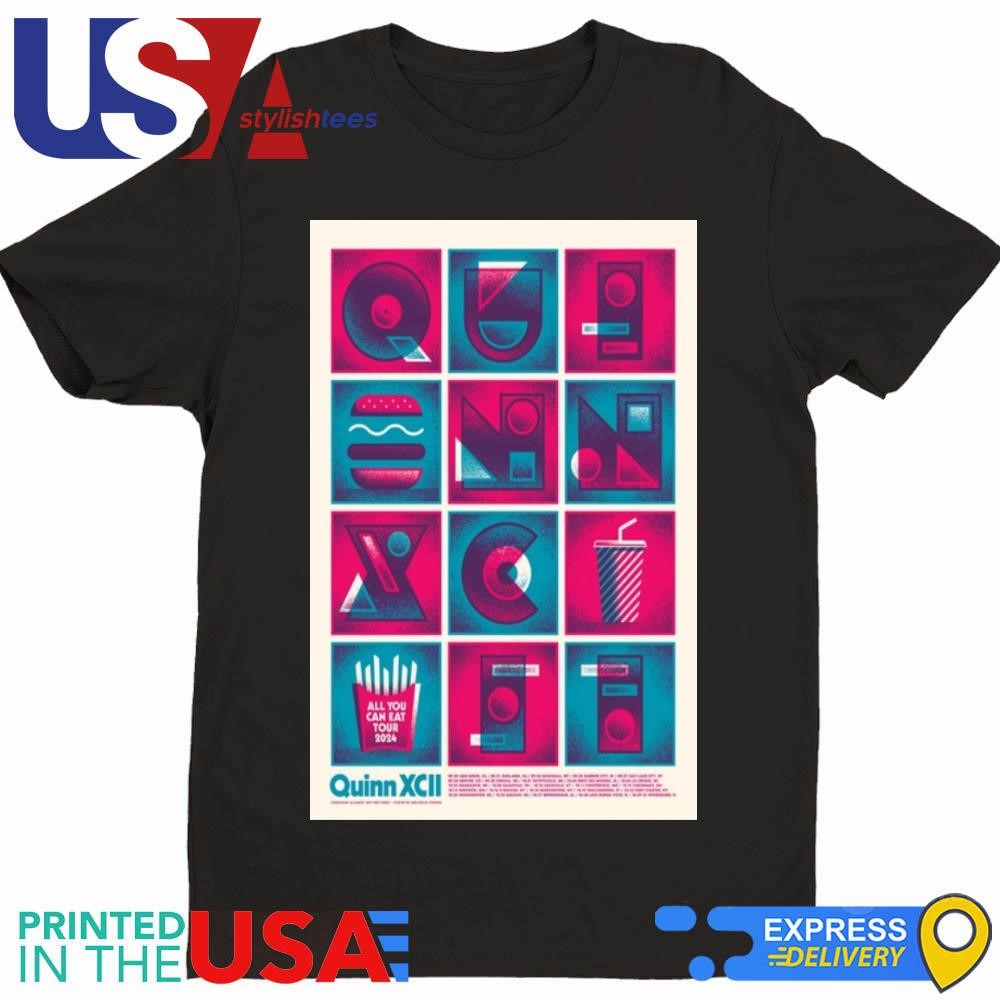 Quinn XCII All You Can Eat Tour 2024 Shirt