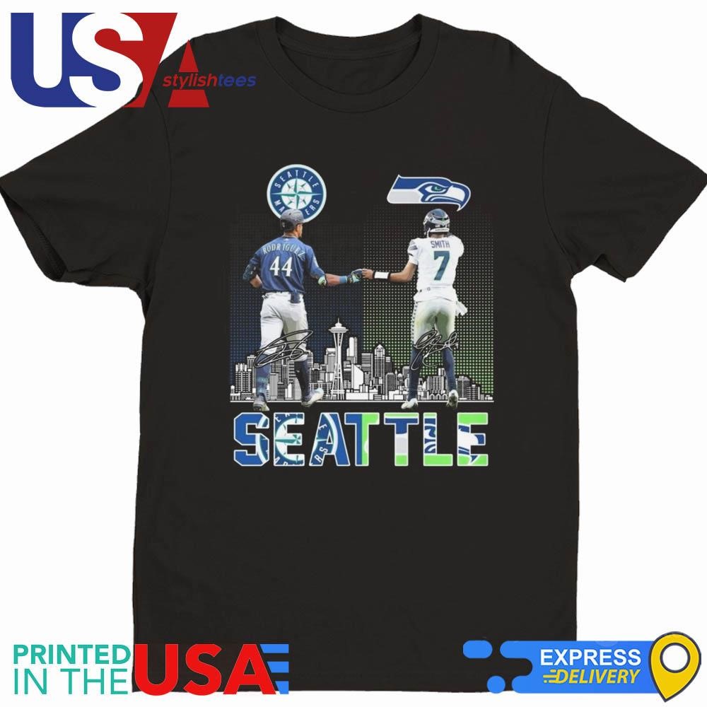 Rodriguez Seattle Mariners x Smith Seattle Seahawks Signatures 2024 Shirt