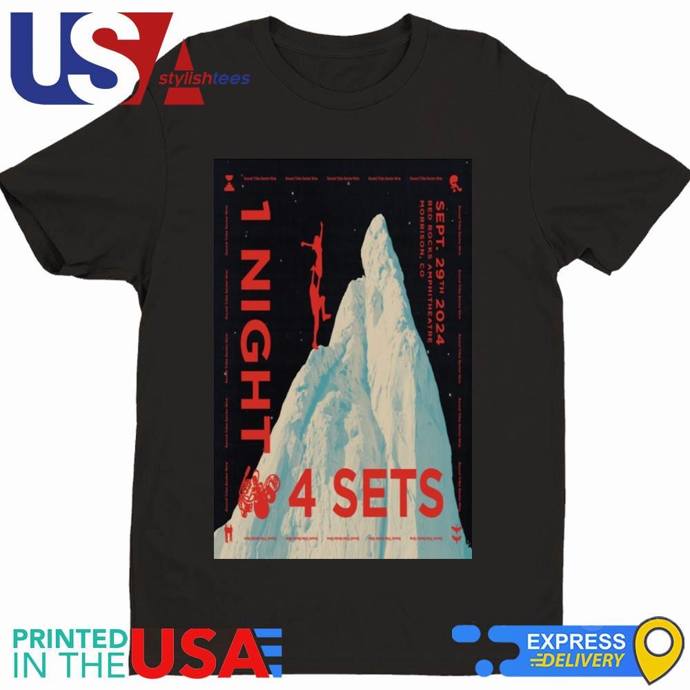 STS9 Red Rocks Amphitheatre Morrison CO September 29 2024 Tour Shirt