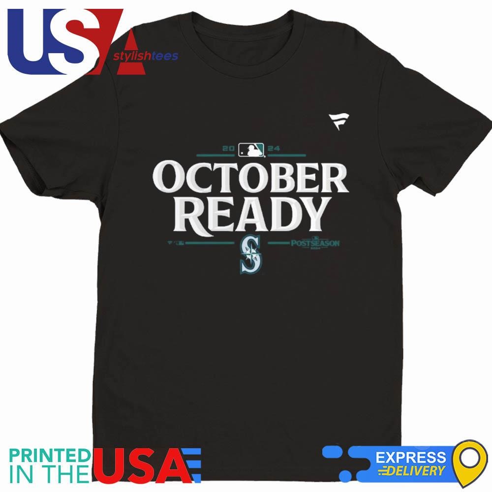 Seattle Mariners 2024 MLB Postseason Locker Room Shirt