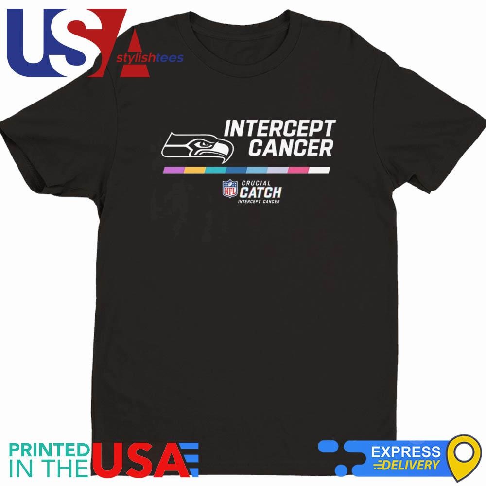 Seattle Seahawks 2024 NFL Intercept Cancer Crucial Catch Shirt