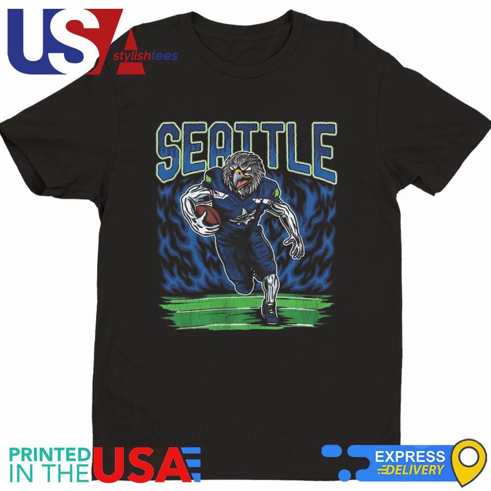 Seattle Seahawks Football Skeleton Bootleg Shirt