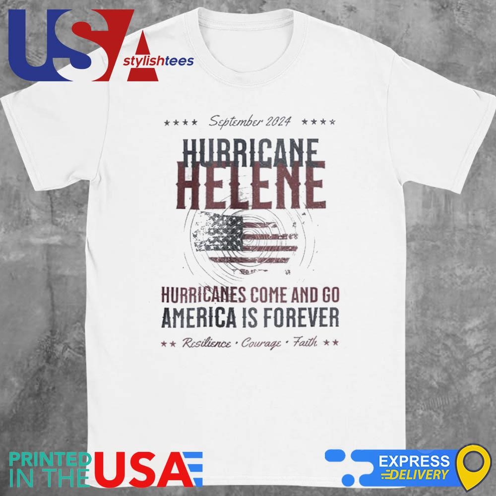 September 2024 Hurricane Helene America Shirt