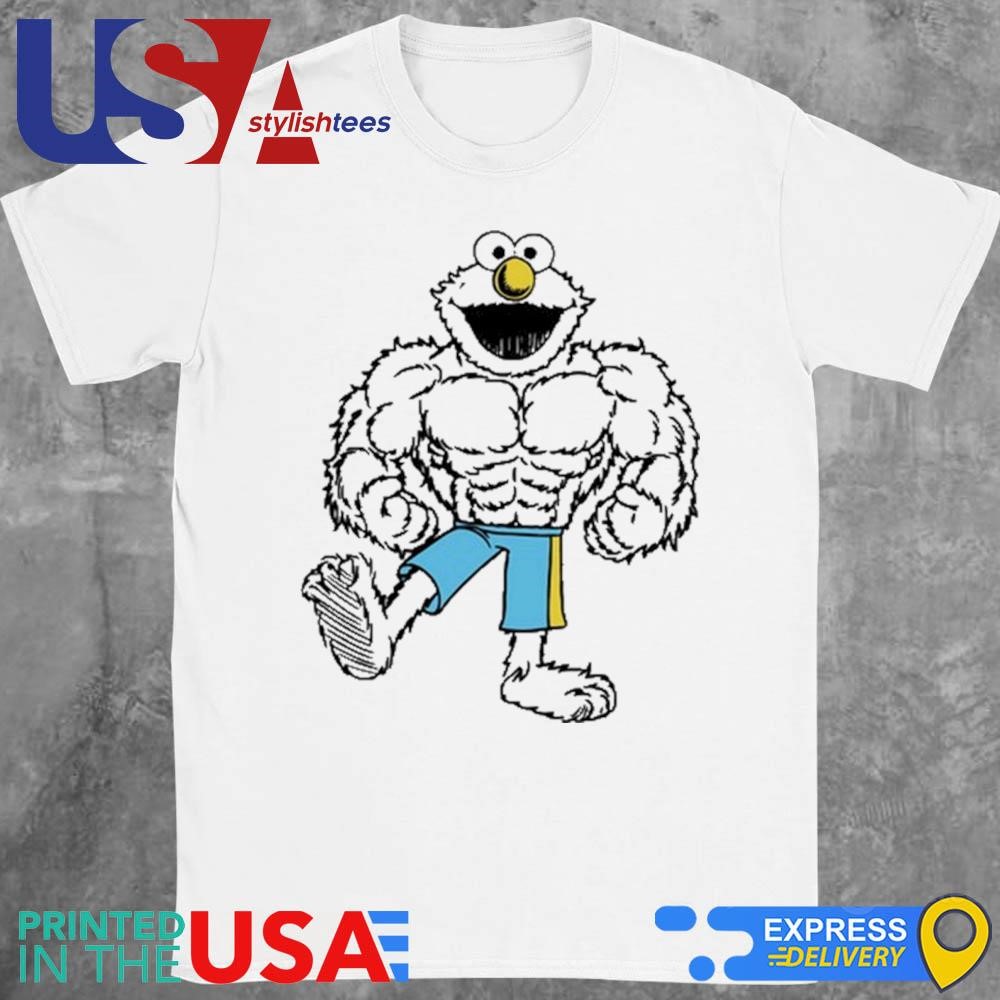 Sesame Street Buff Muscle Elmo Shirt