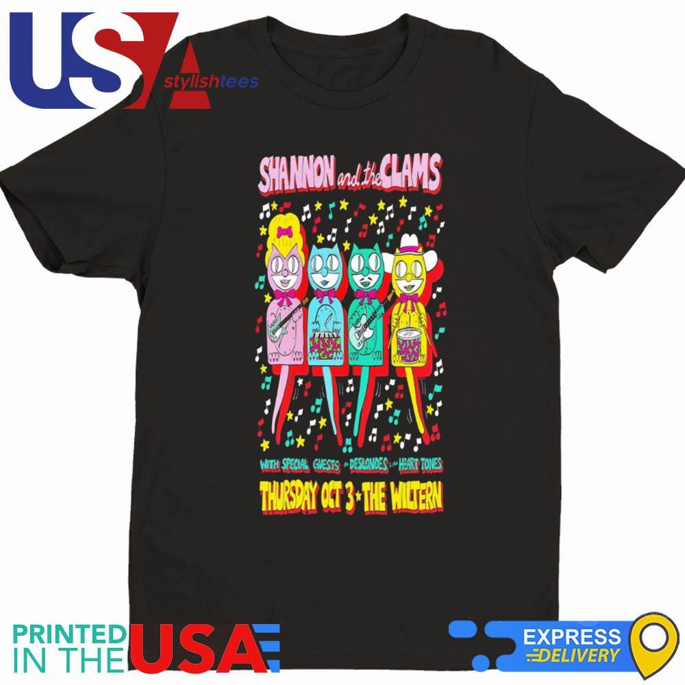 Shannon & The Clams Tour In Los Angeles CA October 3 2024 Shirt