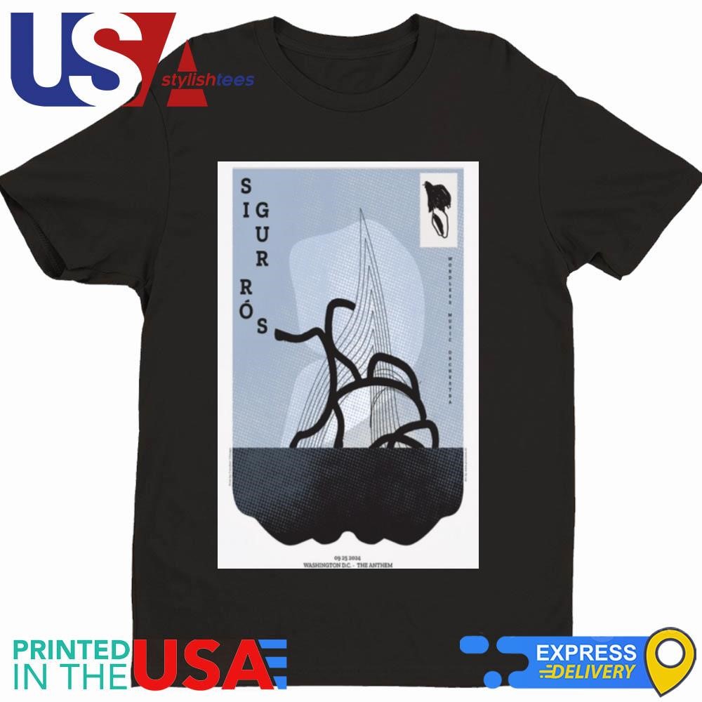 Sigur Ros September 25, 2024 In Washington, DC Tour Shirt