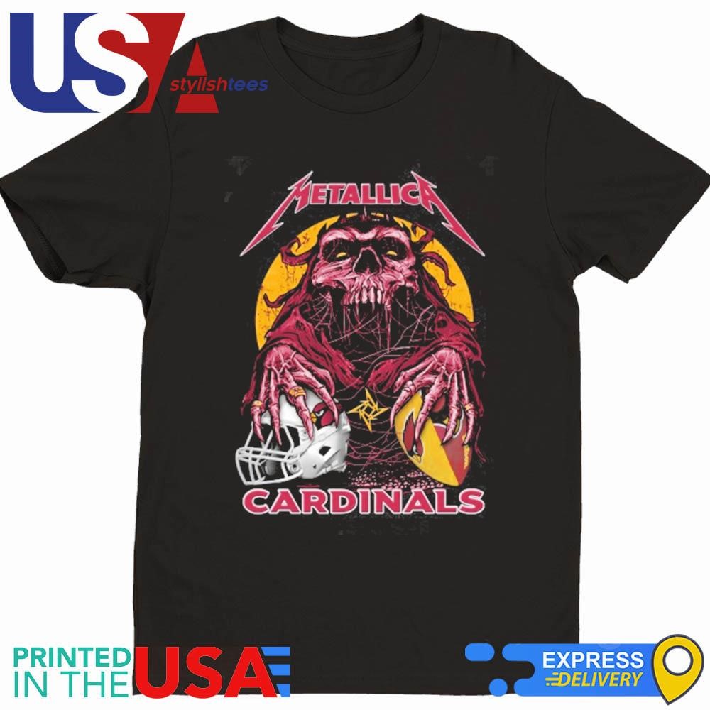 Skull Metallica Arizona Cardinals 2024 Shirt