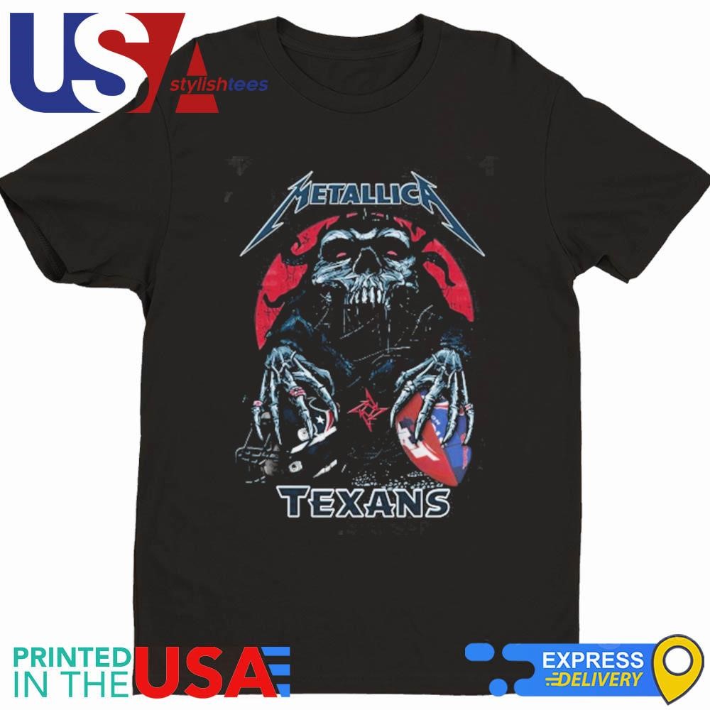 Skull Metallica Houston Texans 2024 Shirt